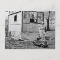 Auto de pedal de época en la Gran Depresión, años