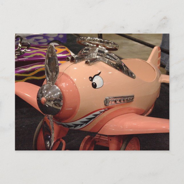 Postal Auto de pedales de avión Murray Pursuit 1946 (Anverso)