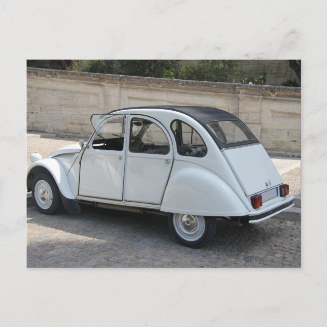 Postal Auto francés vintage (Anverso)