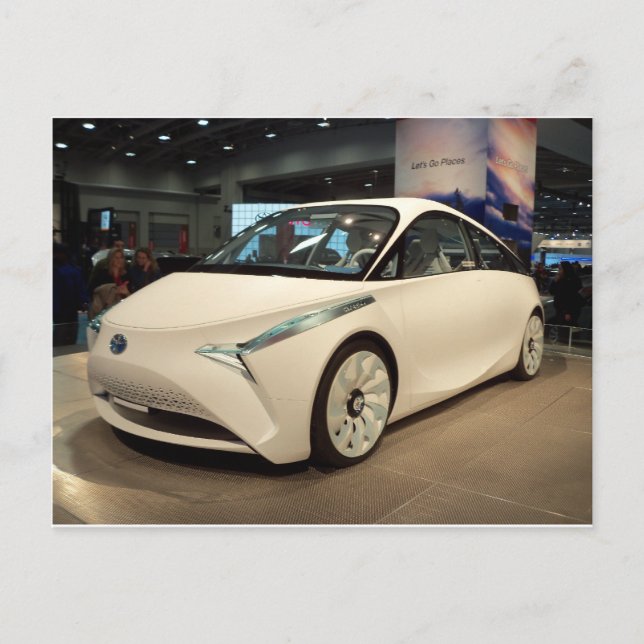 Postal Auto Futurista (Anverso)