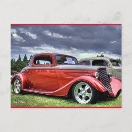 Postal Auto Hotrod clásico