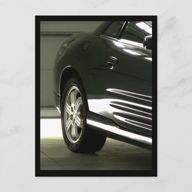 Postal Auto negro (Anverso)
