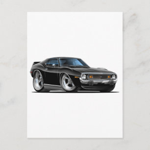 Postal Auto negro de Javelin 1971-72
