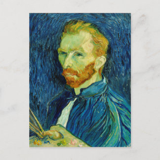 Postal Auto-Portriat Vincent Van Gogh 1889