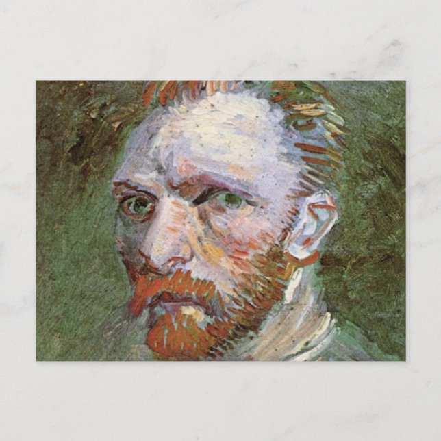 Postal Auto retrato de Vincent van Gogh, Bella Artes de l (Anverso)
