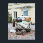 Postal Auto vintage con mucho equipaje<br><div class="desc">AssetID: 119545115 / {Fridholm,  Jakob} / Vehículo vintage con mucho equipaje</div>