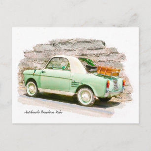 Postal Autobianchi Bianchina Minicoches de Italia