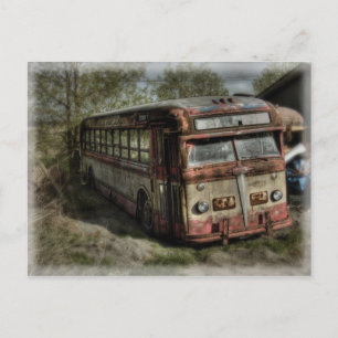 Postal Autobús antiguo