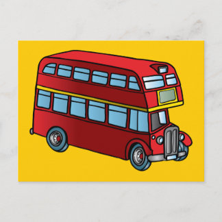 Postal Autobús de doble baraja