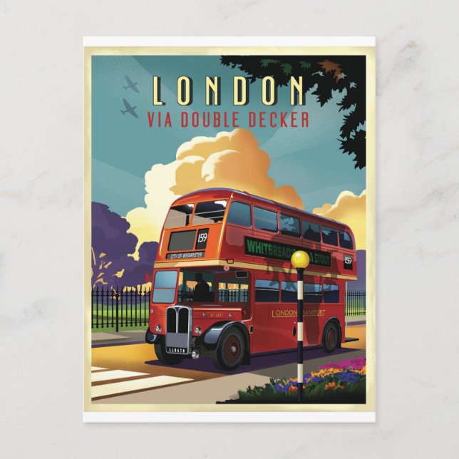 Postal Autobús de Londres (Anverso)