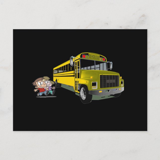 Postal Autobús escolar (Anverso)