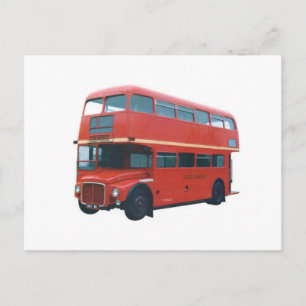 Postal Autobús rojo icónico Poscard de Londres
