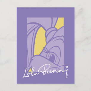 Postal Autografo de retrato de Lola