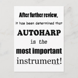 Postal Autoharp Instrumento más importante