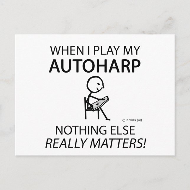 Postal Autoharp Nothing Else Matters (Anverso)