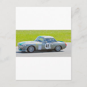 Postal Automóvil de carreras Silver MG