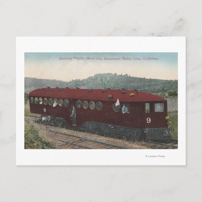 Postal Automóvil del Pacífico Sur (Anverso)