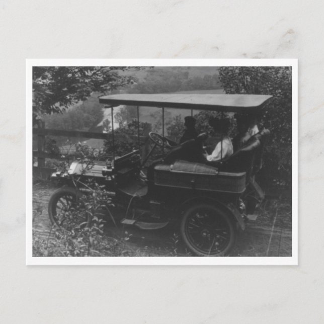Postal Automóvil En Las Colinas Del Sur De Vermont (Anverso)