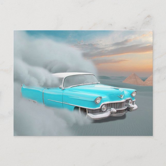 Postal Automóvil Vintage (Anverso)