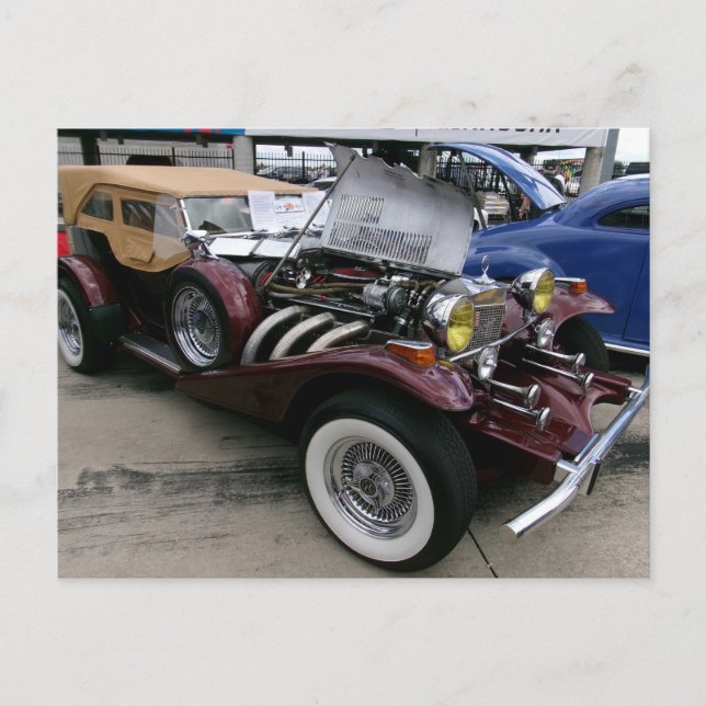 Postal Automóvil Vintage (Anverso)
