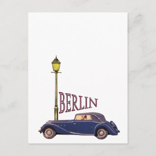 Postal Automóvil Vintage de 1920 - Berlín