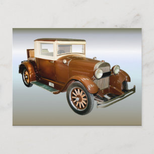 Postal Automóvil Vintage de los años 40 - Transporte