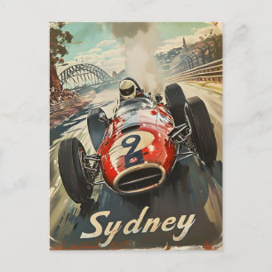 Postal Automóvil vintage de Sydney