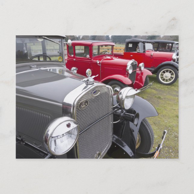 Postal Automóviles de Antique Ford (Anverso)