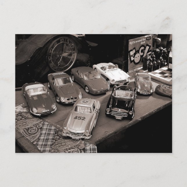 Postal Automóviles de modelo (Anverso)