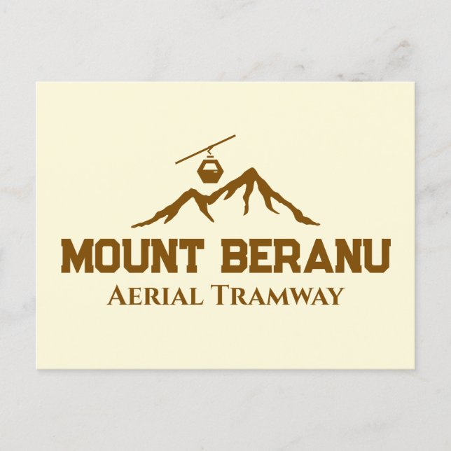 Postal Autopista aéreo Mount Beranu - Postcard (Anverso)