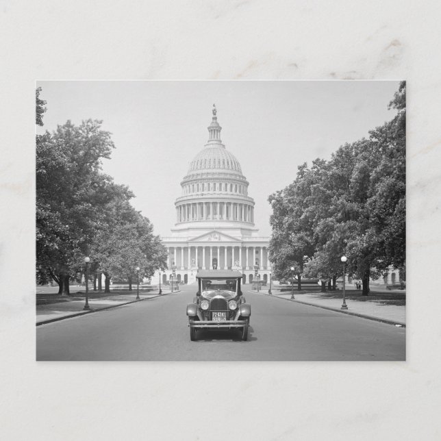 Postal Autopista Paige en el Capitolio de los Estados Uni (Anverso)