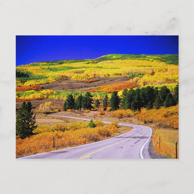 Postal Autopista panorámica 12 (Anverso)