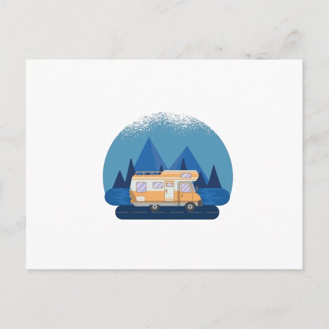 Postal Autopista Vintage RV (Anverso)