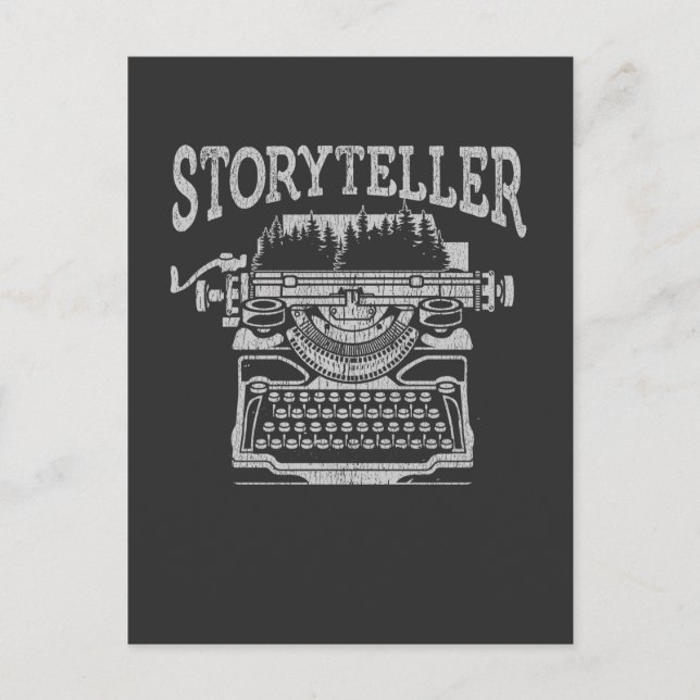 Postal Autor de narradores de historias escritores de his (Anverso)