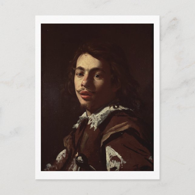 Postal Autoretrato, 1620 (aceite sobre lienzo) (Anverso)