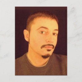 Postal Autoretrato a mi edad 53 1/2