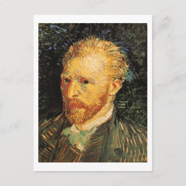 Postal Autoretrato, Bella Artes Vincent van Gogh (Anverso)