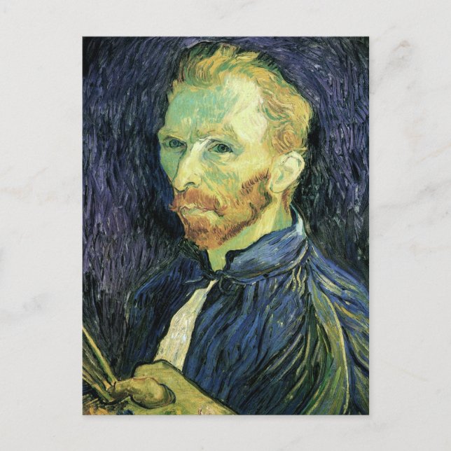 Postal Autoretrato, Bella Artes Vincent van Gogh (Anverso)