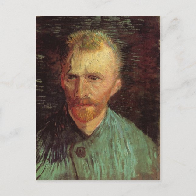 Postal Autoretrato, Bella Artes Vincent van Gogh (Anverso)