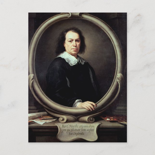 Postal Autoretrato, c.1670-73 (Anverso)