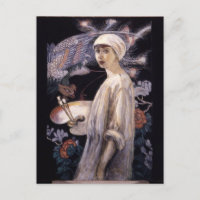 Autoretrato con aves paraísas por Stettheimer