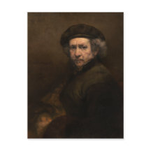 Autoretrato con Beret de Rembrandt