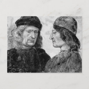 Postal Autoretrato con Niccolo Franceschi