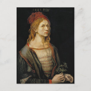Postal Autoretrato de Albrecht Durer 1493