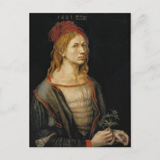 Postal Autoretrato de Albrecht Durer 1493