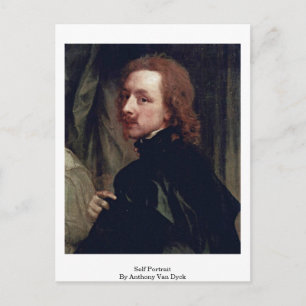 Postal Autoretrato De Anthony Van Dyck