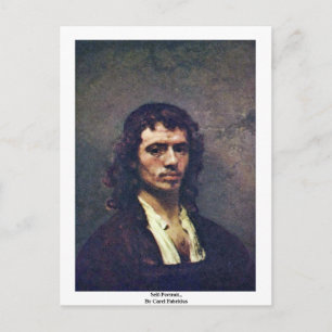 Postal Autoretrato De Carel Fabricio