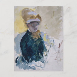 Postal Autoretrato de Mary Cassatt