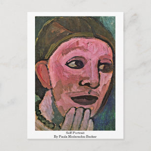 Postal Autoretrato De Paula Modersohn-Becker
