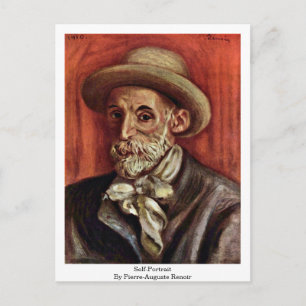Postal Autoretrato De Pierre-Auguste Renoir